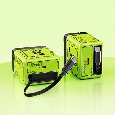 🔥W&O 2-in-1 GaN Compatible with Fast Charger